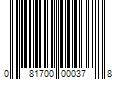 Barcode Image for UPC code 081700000378