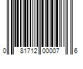 Barcode Image for UPC code 081712000076