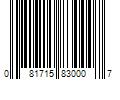 Barcode Image for UPC code 081715830007