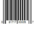 Barcode Image for UPC code 081717000057. Product Name: 