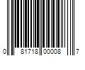 Barcode Image for UPC code 081718000087