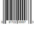 Barcode Image for UPC code 081722000073