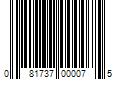 Barcode Image for UPC code 081737000075