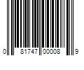 Barcode Image for UPC code 081747000089