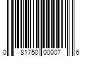 Barcode Image for UPC code 081750000076