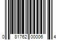 Barcode Image for UPC code 081762000064