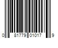 Barcode Image for UPC code 081779010179