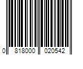 Barcode Image for UPC code 0818000020542