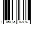 Barcode Image for UPC code 0818051023332