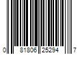 Barcode Image for UPC code 081806252947