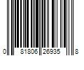 Barcode Image for UPC code 081806269358