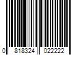 Barcode Image for UPC code 0818324022222