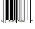 Barcode Image for UPC code 081833001617