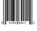 Barcode Image for UPC code 081834640112