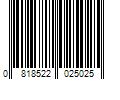 Barcode Image for UPC code 0818522025025. Product Name: Allstar Products Group Max Plus Pinnacle Booney Hat Charcoal