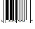 Barcode Image for UPC code 081869000097