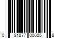 Barcode Image for UPC code 081877000058