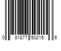 Barcode Image for UPC code 081877502156