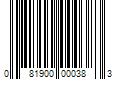 Barcode Image for UPC code 081900000383