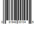 Barcode Image for UPC code 081948001045