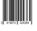 Barcode Image for UPC code 0819870024364