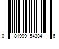 Barcode Image for UPC code 081999543846