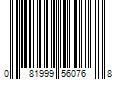 Barcode Image for UPC code 081999560768