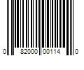 Barcode Image for UPC code 082000001140