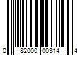 Barcode Image for UPC code 082000003144