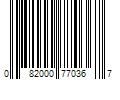 Barcode Image for UPC code 082000770367