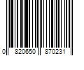 Barcode Image for UPC code 0820650870231