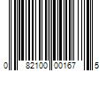 Barcode Image for UPC code 082100001675. Product Name: 