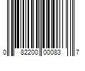 Barcode Image for UPC code 082200000837