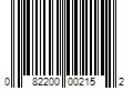 Barcode Image for UPC code 082200002152