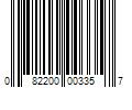 Barcode Image for UPC code 082200003357