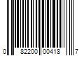 Barcode Image for UPC code 082200004187