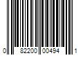 Barcode Image for UPC code 082200004941