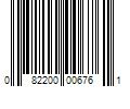 Barcode Image for UPC code 082200006761