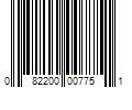 Barcode Image for UPC code 082200007751