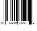 Barcode Image for UPC code 082249000072