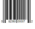 Barcode Image for UPC code 082393000072