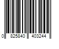 Barcode Image for UPC code 0825840403244