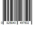 Barcode Image for UPC code 0825840497502