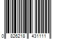 Barcode Image for UPC code 0826218431111