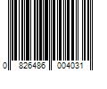 Barcode Image for UPC code 0826486004031