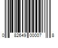 Barcode Image for UPC code 082649000078