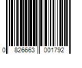 Barcode Image for UPC code 0826663001792