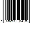 Barcode Image for UPC code 0826663104189