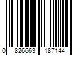 Barcode Image for UPC code 0826663187144