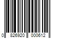 Barcode Image for UPC code 0826920000612